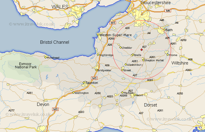 Emborrow Somerset Map