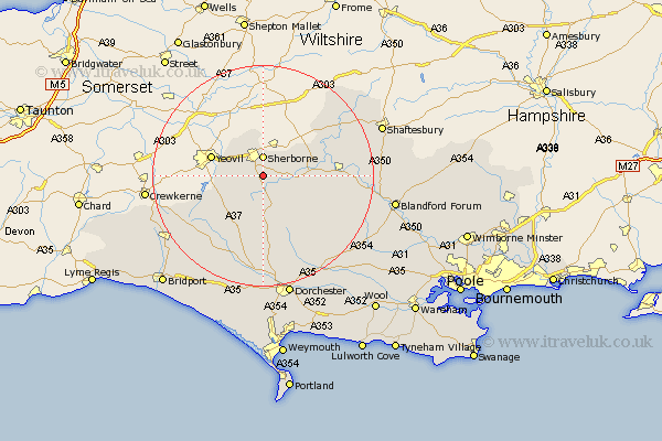 Long Burton Dorset Map