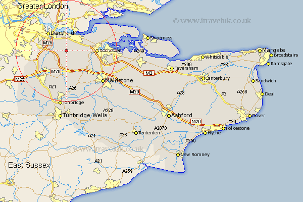 Longfield Kent Map