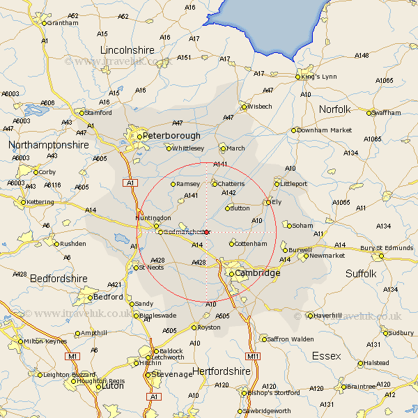Over Cambridgeshire Map