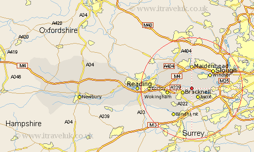 Winkfield Berkshire Map