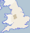Map of Staffordshire