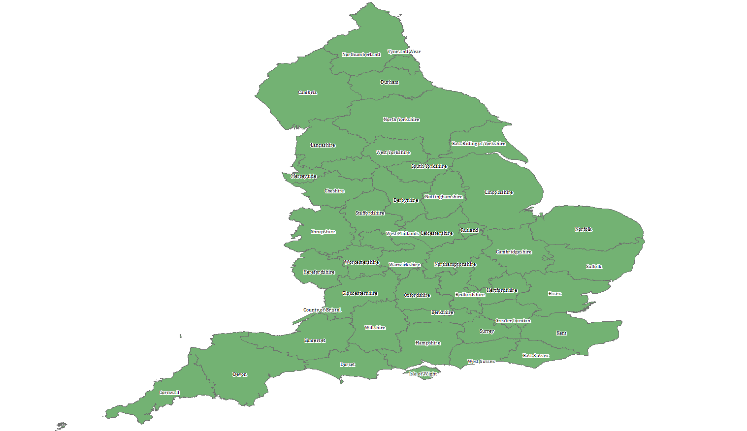 England Counties