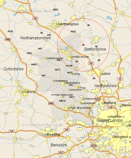 Astwood Buckinghamshire Map