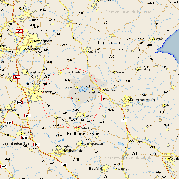 Belton Rutland Map