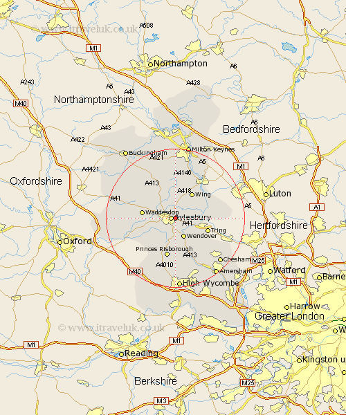 Bierton Buckinghamshire Map
