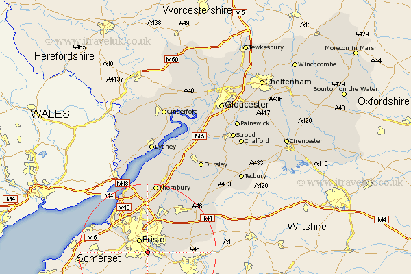 Brislington Gloucestershire Map