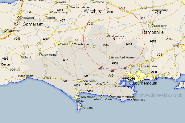 Charlton Dorset Map