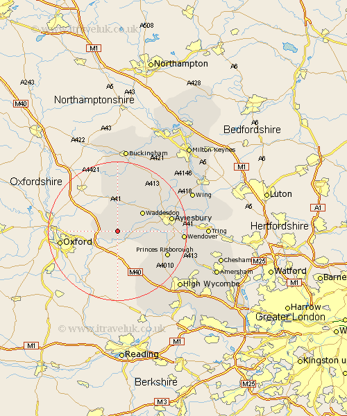 Chilton Buckinghamshire Map