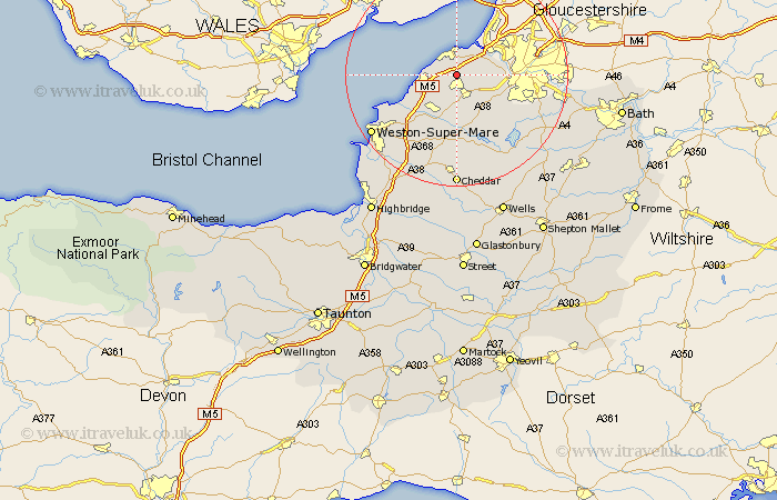 Clapton Somerset Map