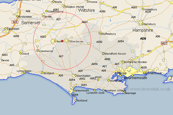 Compton Dorset Map