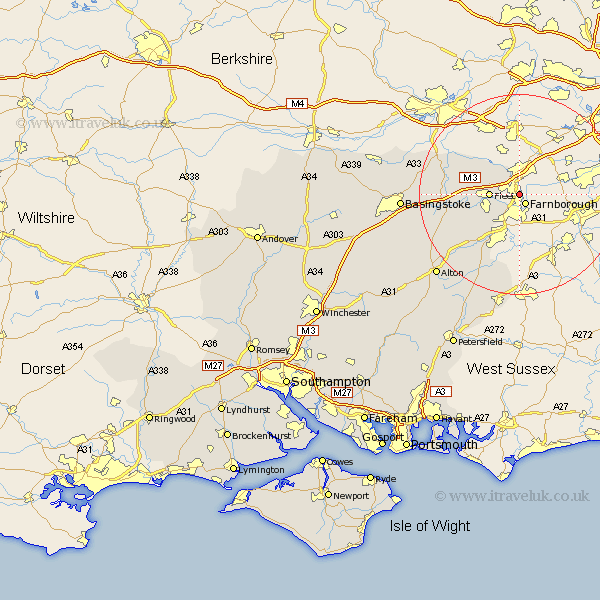 Cove Hampshire Map