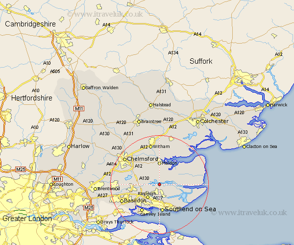 Fambridge Essex Map