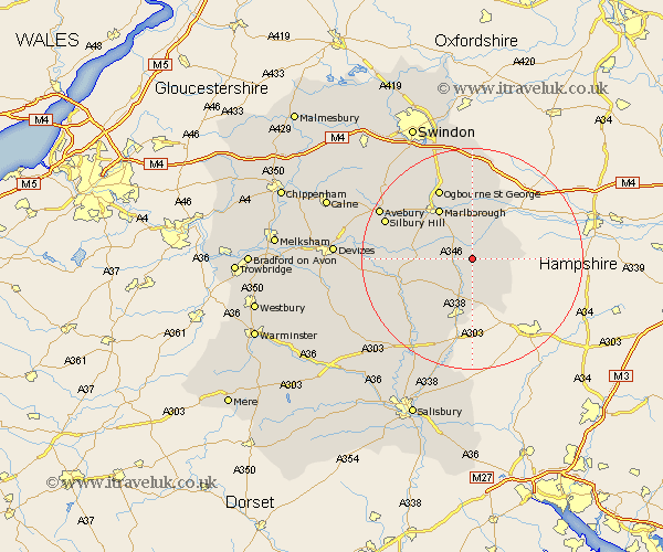 Grafton Wiltshire Map