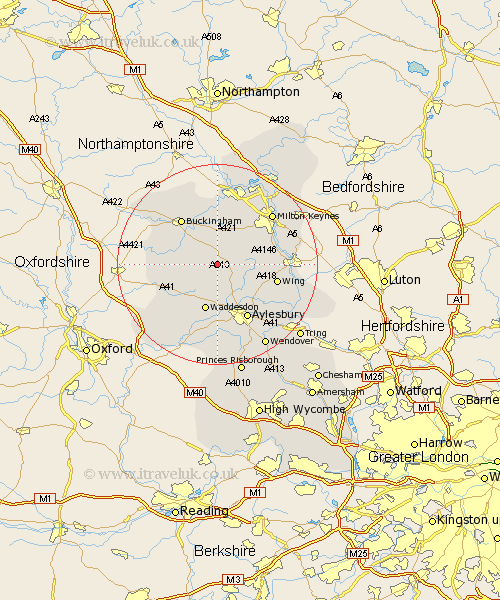 Grandborough Buckinghamshire Map