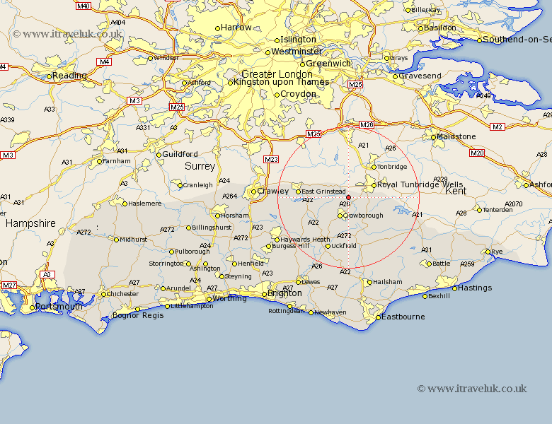 Groombridge Sussex Map