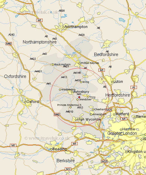 Halton Buckinghamshire Map