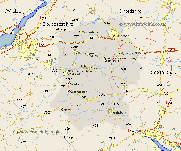 Ham Wiltshire Map