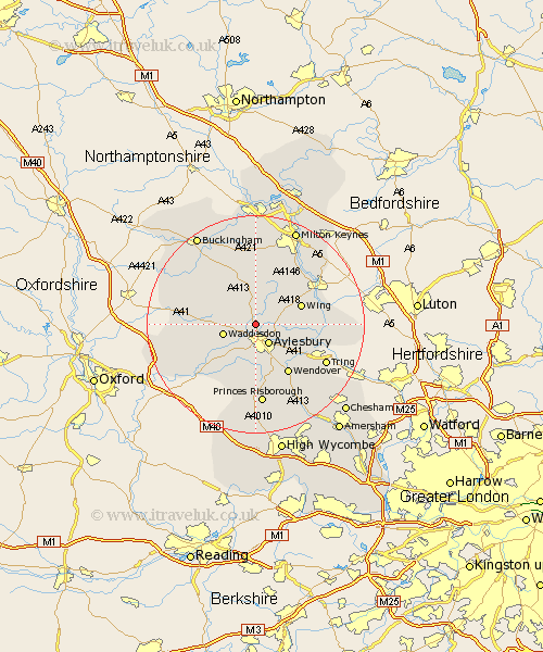 Hardwick Buckinghamshire Map