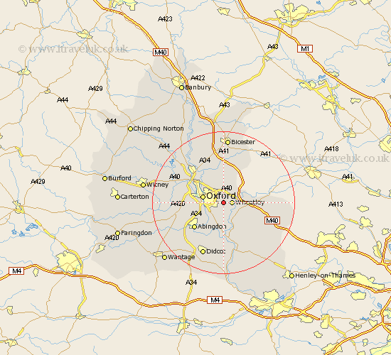 Horsepath Oxfordshire Map