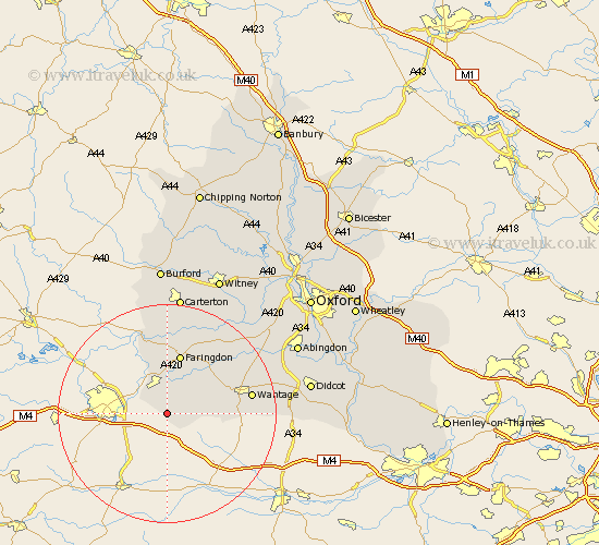 Idstone Oxfordshire Map