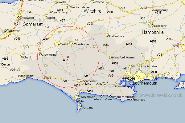 Leigh Dorset Map