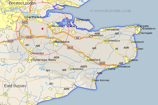 Luddesdown Kent Map