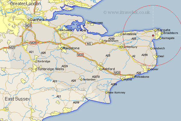Manston Kent Map