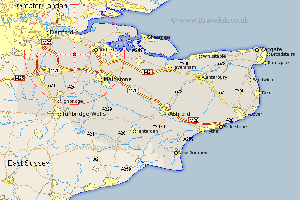 Meopham Kent Map