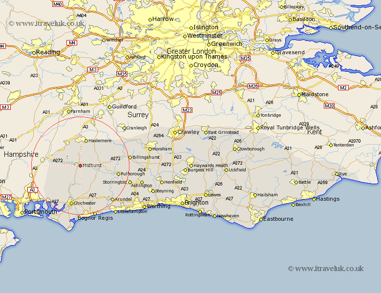 Midhurst Sussex Map