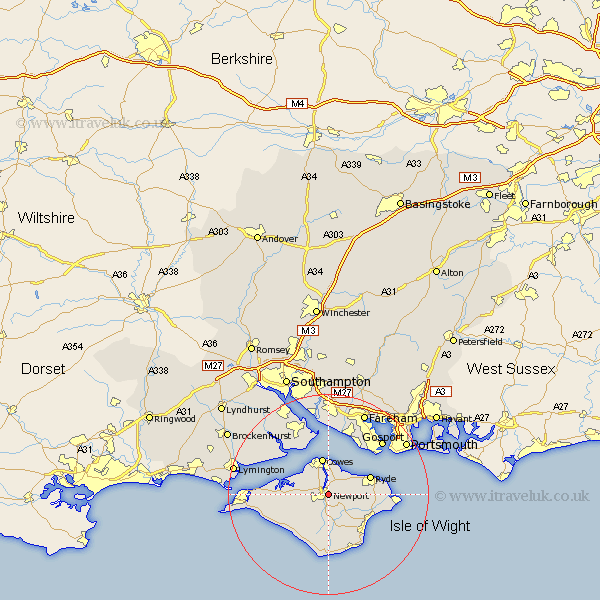 Newport Hampshire Map