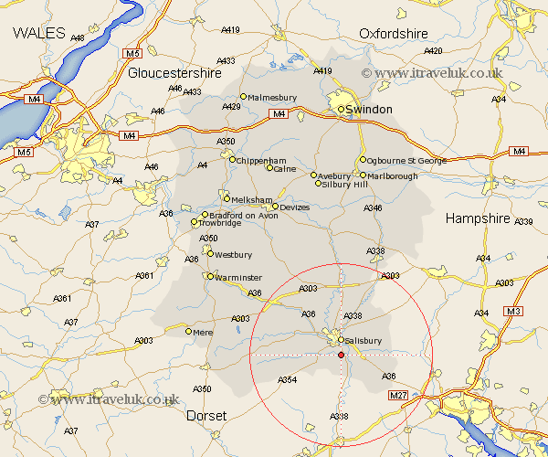 Odstock Wiltshire Map