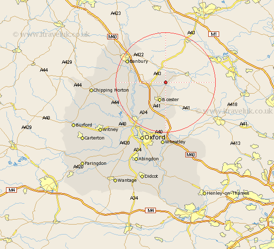 Shelswell Oxfordshire Map