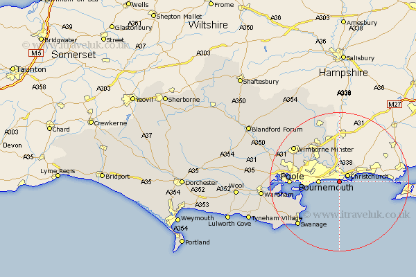 Southbourne Dorset Map