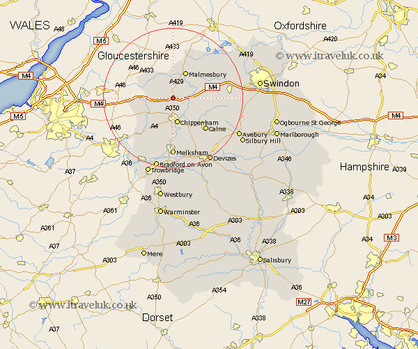 Stanton Wiltshire Map