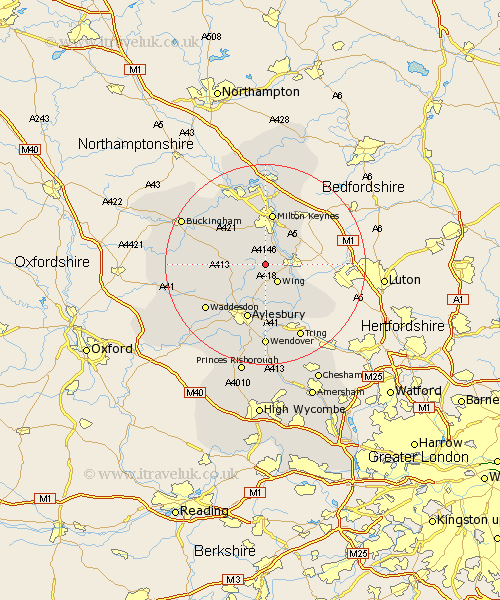 Stewkley Buckinghamshire Map