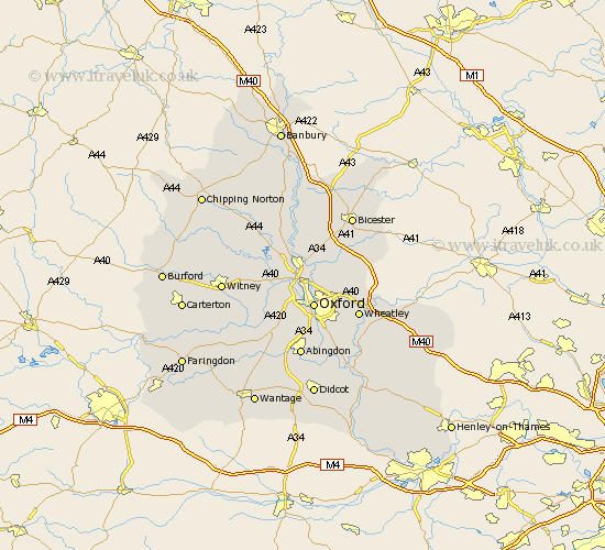 Oxfordshire Map